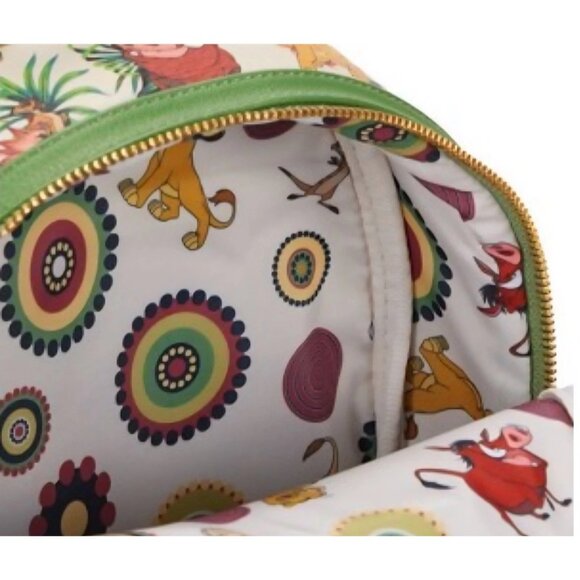 NWT Loungefly Disney Parks 2025 Lion King Timon Pumba Simba Mini Backpack - Picture 2 of 4